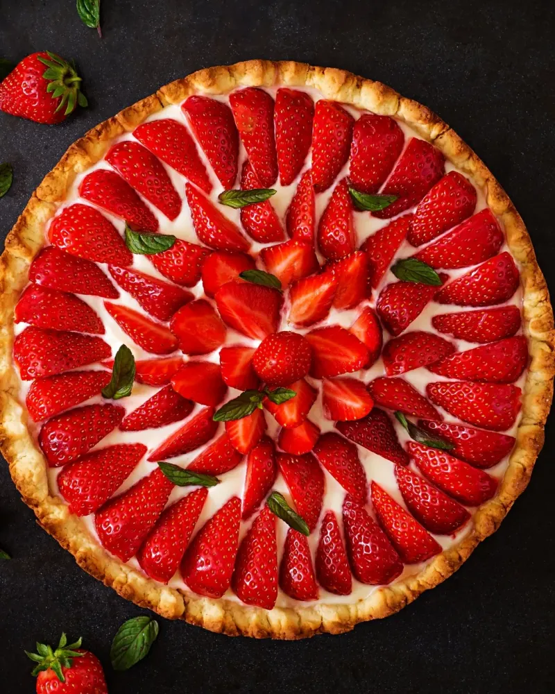 Tarte aux fraises